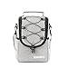 KTNG Unique Sac Moderne de Pique- Nique Portable Portable, Sac de Refroidisseur Frais d' épaisseur à la Fuite isolée, Sac de Lunch de Camping réutilisable (Color : Gris, Taille : 7.5inchs)