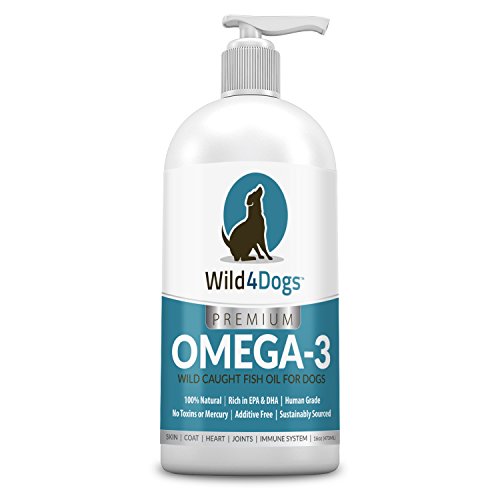 Premium Omega 3 Fish Oil for Dogs - Promotes Healthy Coat, Skin, Heart