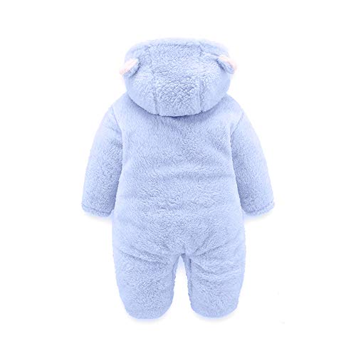 image for XMWEALTHY Baby Clothes Winter Coats Unisex Newborn Cute Jumpsuit Rompe