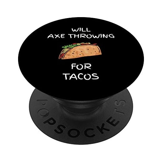 Will Axe Throwing For Tacos Target Thrower Hatchet PopSockets Grip and Stand for Phones and Tablets