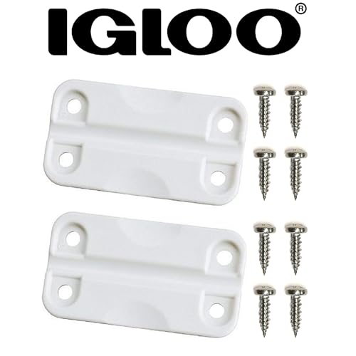 Igloo 24012 Plastic Hinges for Ice Chests (1-Pair), White, Standard Size, Contain UV Inhibitors - image 8