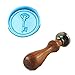 MDLG Vintage Key Custom Picture Logo Wedding Invitation Wax Seal Sealing Stamp Rosewood Handle Set