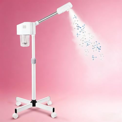 Professional Facial Steamer, Hot Mist Spray, Vaporizador Facial Steamer for Esthetician, Height...