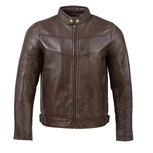 Image of Milwaukee Leather SFM1865 Men's Black Classic Fashion Leather Jacket with Zipper Closure