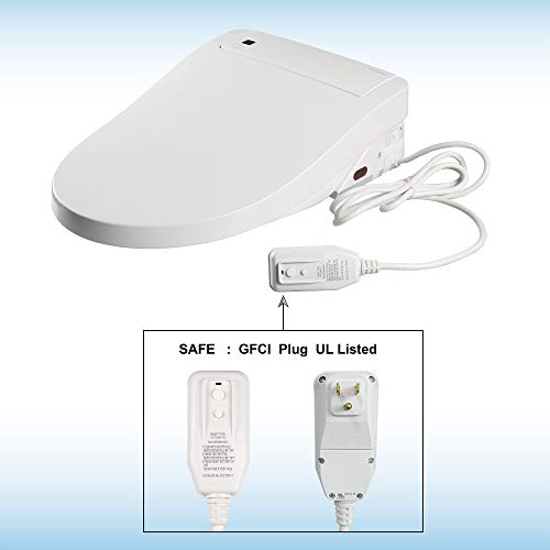 WOODBRIDGE BID-01 Smart Toilet Seat, White - Image 4