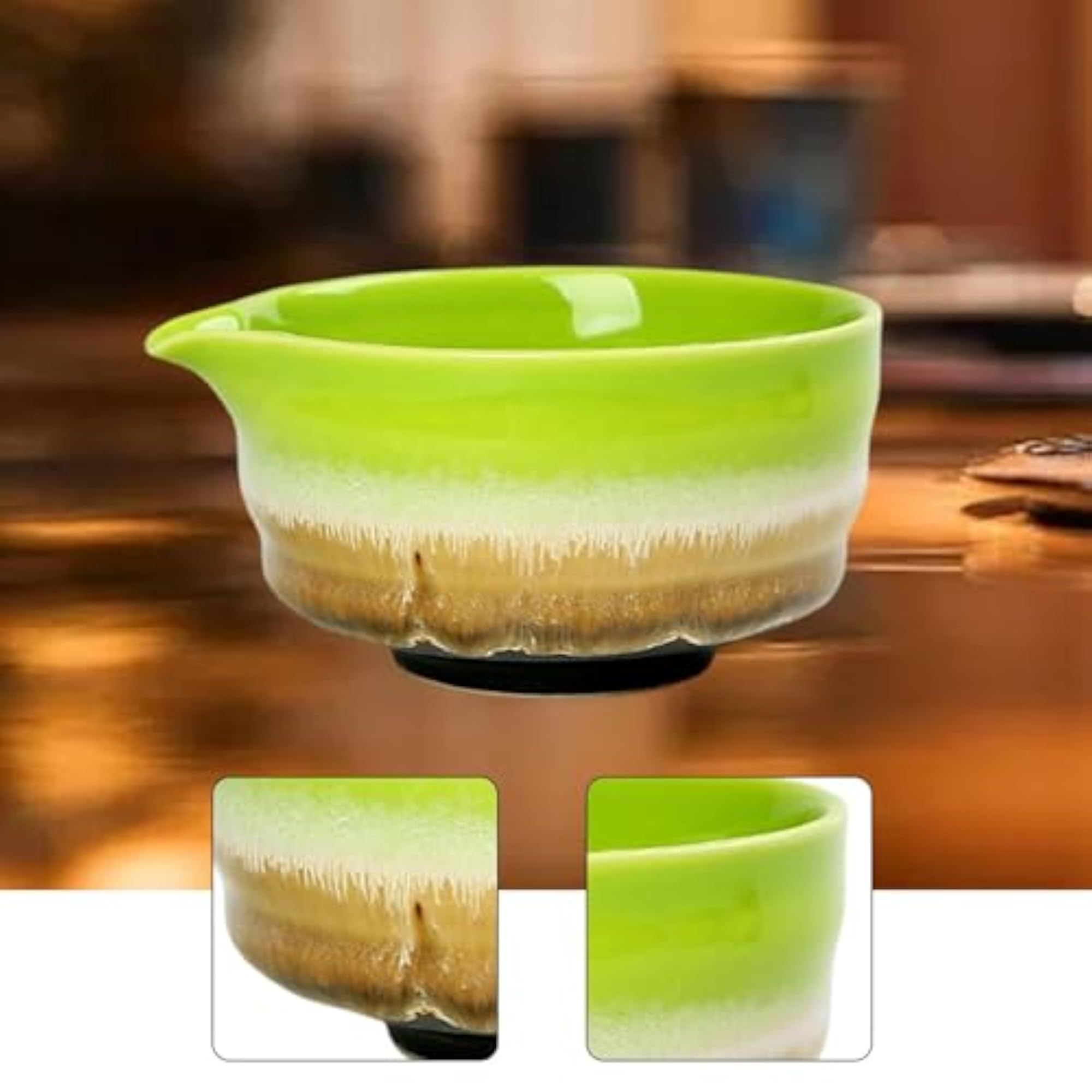 Ceramic Matcha Bowl 500ml Japanese Green Tea Cup