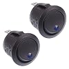2 x Blue LED On/Off Round Rocker Switch Lighted Car Dashboard Dash 12V