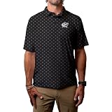 Columbus Blue Jackets NHL Officially Licensed Short Sleeve Performance Polo Strengthened All Over Print, X-Large