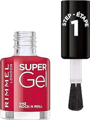 Rimmel London Super Gel Esmalte de Uñas Tono 42 Rock N Roll- 47 gr