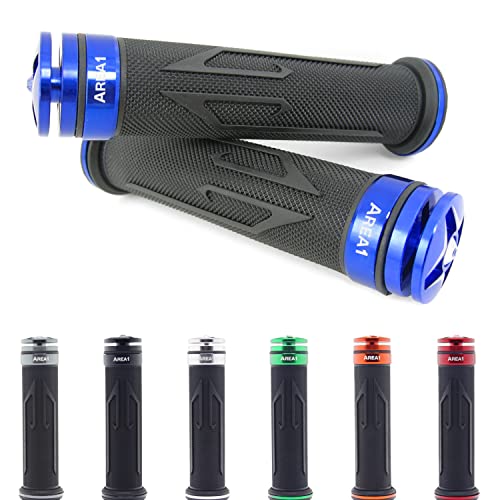 Poignées de guidon compatible avec Peugeot Speedfight 2, 3, 4, Iceblade Darkside Pure (laser/bleu)