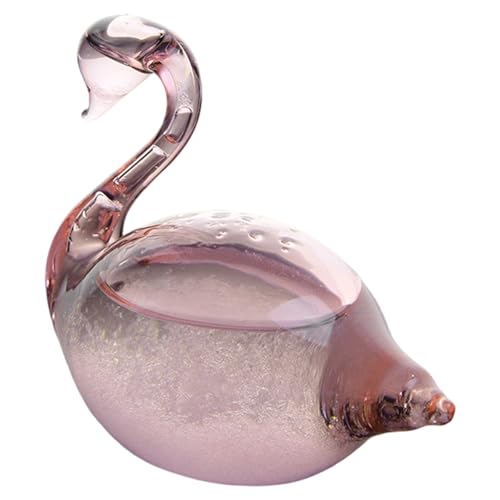 Predictor meteorológico de cristal de tormenta, elegante estación de barómetro de cristal decorativa para decoración de escritorio de oficina