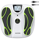 AUVON TENS & EMS Durchblutungs-Stimulator für Schmerzen & Durchblutung, 10 Modi 50 Intensitätsstufen 40h Akkulaufzeit, EMS Fußmassagegerät für medikamentenfreie Entlastung für Senioren/Stehende Berufe