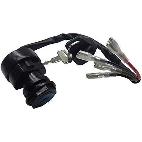 Hity Motor Ignition Key Switch For Polaris ATV Magnum Scrambler Sport Sportsman Xplorer Trail Boss 250 350 400 400L 2X2 4X4 6X6 Cover