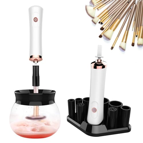 Electric Makeup Brush Cleaner Machine - Makeup Brush Cleaner for Brushes Wash and Dry Quickly -Perfect for Daily Makeup or Frequently Used Makeup Brushes