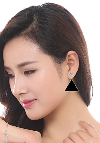Stylish Crystal Drop Earrings
