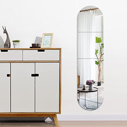 Full Body Length Mirrors for Walls, 12×12 4pcs Acrylic Plexiglass