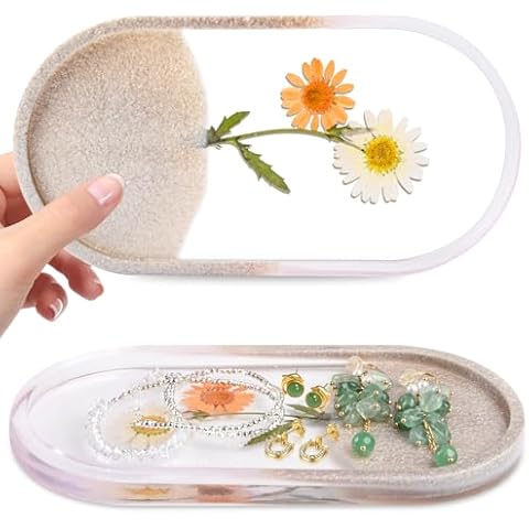 Aayujup Oval Resin Vanity Tray Cover