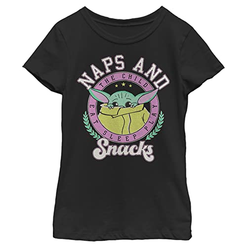 The Mandalorian Girl's Star Wars Grogu Father's Day is for Naps & Snacks T-Shirt