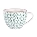 BUTLERS Retro Tasse 550ml - Kaffeetasse Vintage Design – Hochwertige Porzellantasse, Kaffeebecher, bunte Teetasse