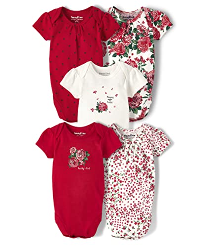 Image of The Children's Place baby-boys And Newborn Short Sleeve Bodysuits, Multipacks