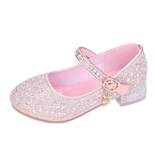 Chaussures cristal filles talons hauts pour éviter les glissades en spectacle de piano or