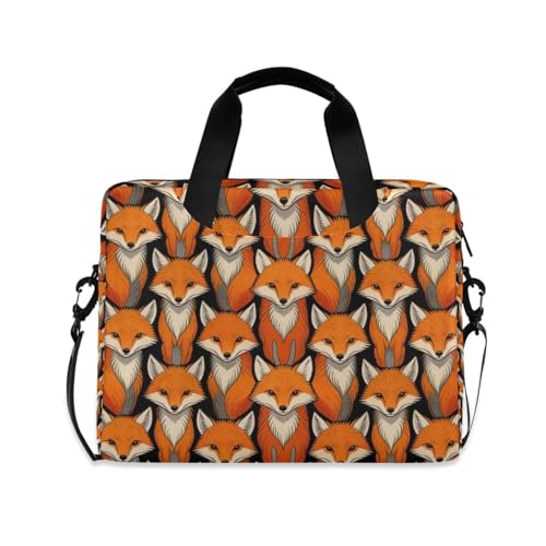 Maletín portátil para laptop 15.6" negro y naranja miniatura 1