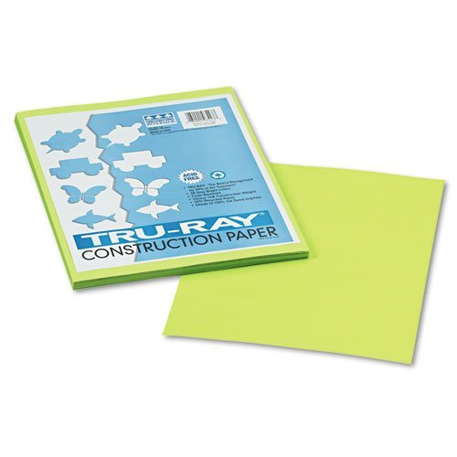 PaconÂ Tru-RayÂ Construction Paper Color: Brilliant Lime Model: PAC103423