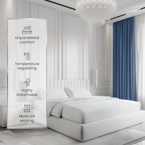 Image of Queen Sheet Set, Certified 1000 Thread Count Sheets Queen Size Set - White