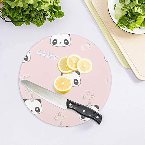 Planche à découper les légumes licorne panda pour repas ludique - 5