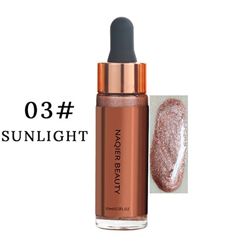 Allbesta Makeup Liquid Highlighter Illuminator Bronzer Face Contouring Body Brighten Shimmer Concealer Glow Primer