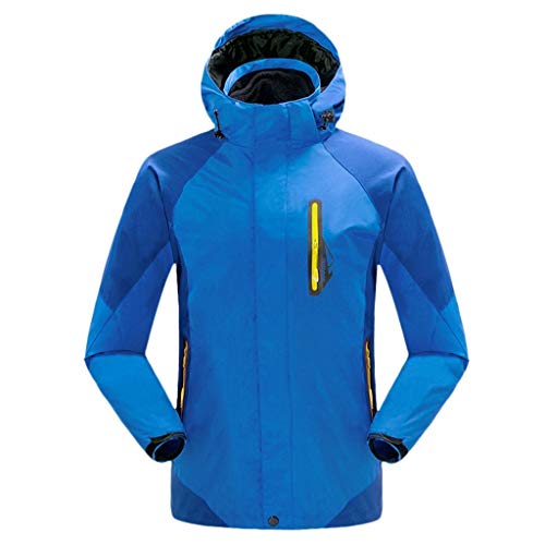 Herren Softshell Jacke Winter Kapuzen Winddicht Wasserdicht Kapuzenjacke Outdoorjacke CICIYONER