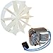 Broan-NuTone BP27 Bathroom Fan Replacement Motor and Wheel Set, 50 CFM