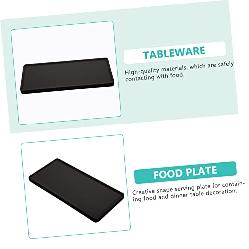Plato rectangular de cerámica japonesa para sushi miniatura 7