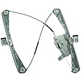 OEG Parts New Window Regulator Front Passenger Side Right RH Compatible With Lincoln LS 2003 2004 2005 2006, 3W4Z5423200AA, 4W4Z5423208AA, 381389, 125-2150R, 752-199