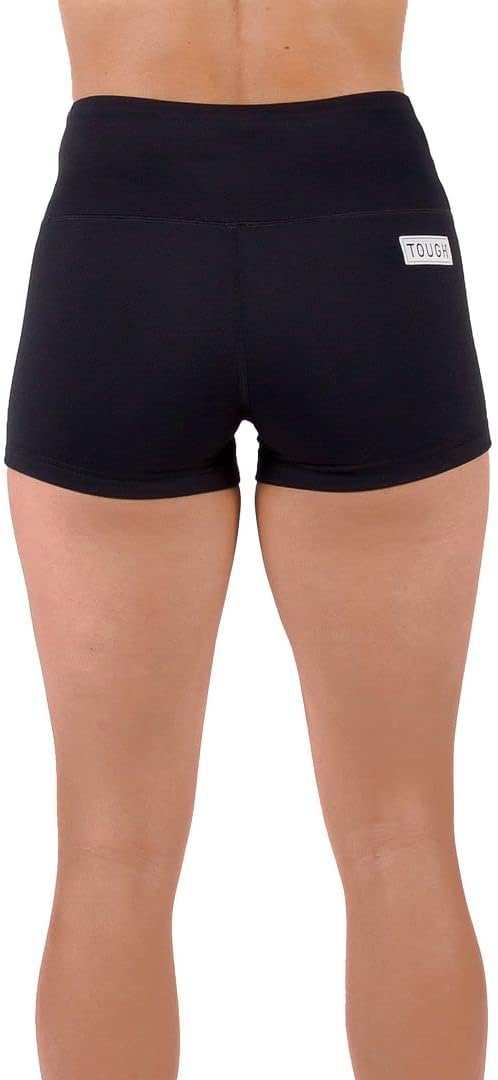 Tough Mode Women High Rise 3"/ 5" Super Soft Athletic Bike Workout Active Running Yoga Volleyball WOD Booty Shorts - Image 5