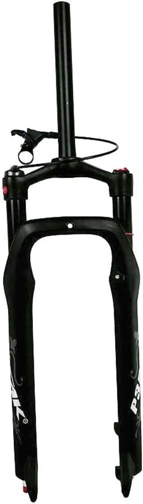 Forcella Ammortizzata BUCKLOS BK710-AIR Per Bici Elettrica Fat Tire 26" - Pneumatica, Conica, Nera