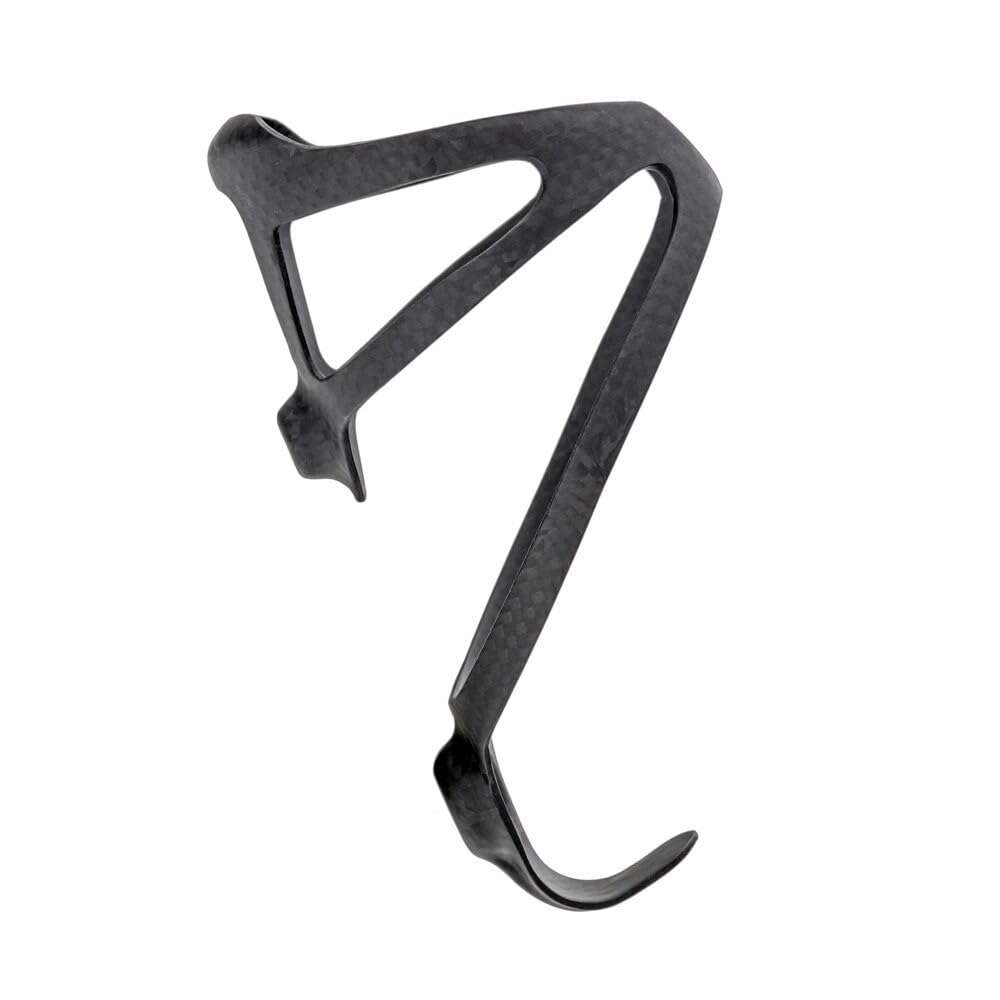 Portabidon Bicicleta Portabotellas de Fibra Carbono 3k for Bicicleta montaña, portabotellas Ligero for Carretera, Accesorio for(with Logo 2 pcs)