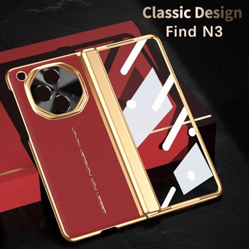 Protection charnière Oppo Find N3 coque cuir avec écran rigide - 4