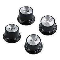 Control Knobs for LP/SG Model Style, used for any Vintage Restoration Project, Changing Your Guitar's look, or for the Replacement of lost Knobs. Press-on Knobs fit coarse-knurled 18-spline pot shafts, won't fit fine-knurled 24-spline shafts. Kindly ...