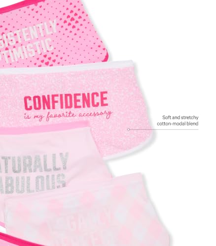 Victoria's Secret PINK | Elle 5-Pack Cotton Dorm Boyshort Panties, Elle Pink Pack, M - image 3