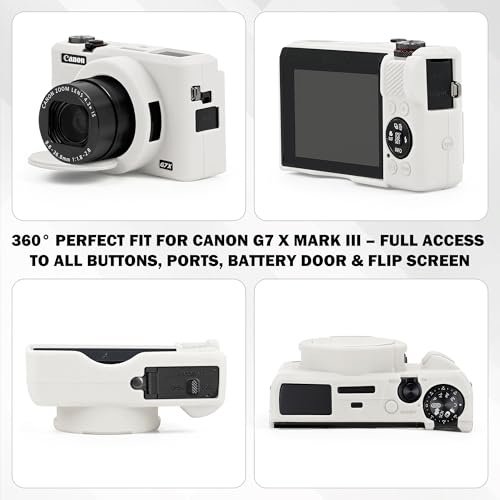 Funda para Cámara Canon PowerShot G7 X Mark III Beige miniatura 3