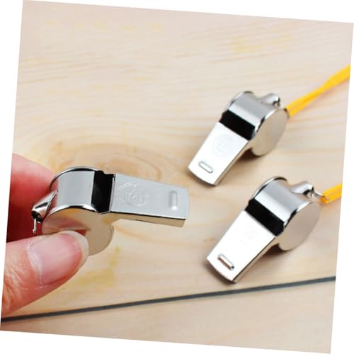 Set de 10 silbatos metálicos para árbitros miniatura 6