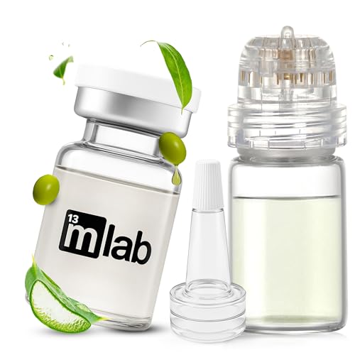 FLexiknee Microrevive Titanium Micro Infusion System for Face - Deep Penetrating, Collagen-Boosting Stamp & Anti-Wrinkle Hyaluronic Acid Serum - At Home Micro Needling Kit for Radiant, Youthful Skin