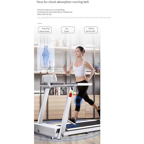 Image of Folding Treadmills Treadmills, Treadmill for Desk Fity in the Office at Home Exercise Ergonomic Working Very Quiet Easy
