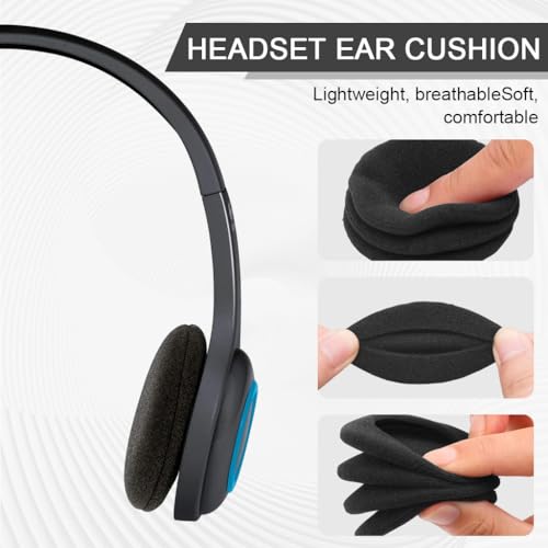 Image of ZORBES 5 Pairs Soft Thicken Cushion Earpads for Sony PX100 H500 Headphone, Replacement Headphone Cushion Pads, 50mm Dia Universal Fit (4.8-5.3cm), Earcup Protectors