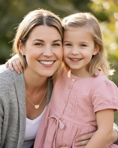 Mother Daughter Necklace Mommy and Me Matching Jewelry Gifts for Mom Daughter2