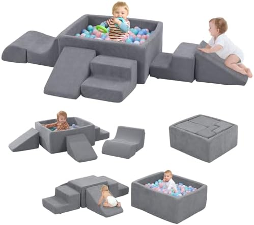 Foam Climbing Toys for Toddlers with Large Ball Pit
