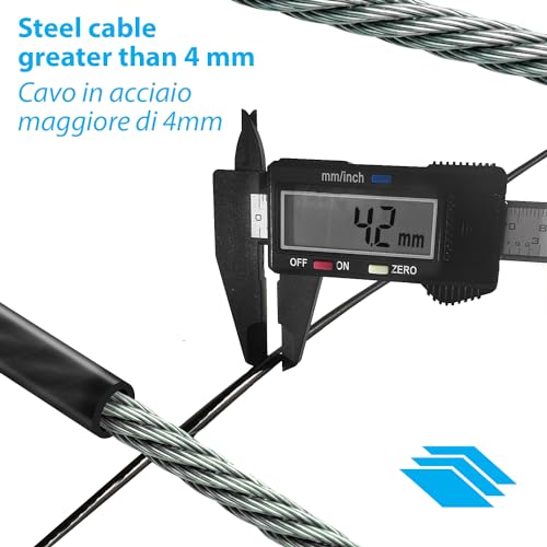 Cable Technologies 180 cm Nano Steel Anti-Theft Security Cable for Notebook Kensington Nanosaver Security Slots, Key Lock - Image 4