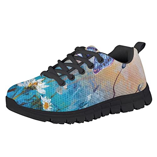 KEIAHUAN Kids Sneakers for Boys Girls Lightweight Breathable Washable Strap Athletic Tennis Shoes for Running Walking2