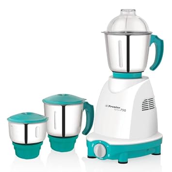 PREMIER XPRESS RUBY PLUS MIXER GRINDER WITH 3STAINLESS STEEL JAR 230V&750W CODE -021060